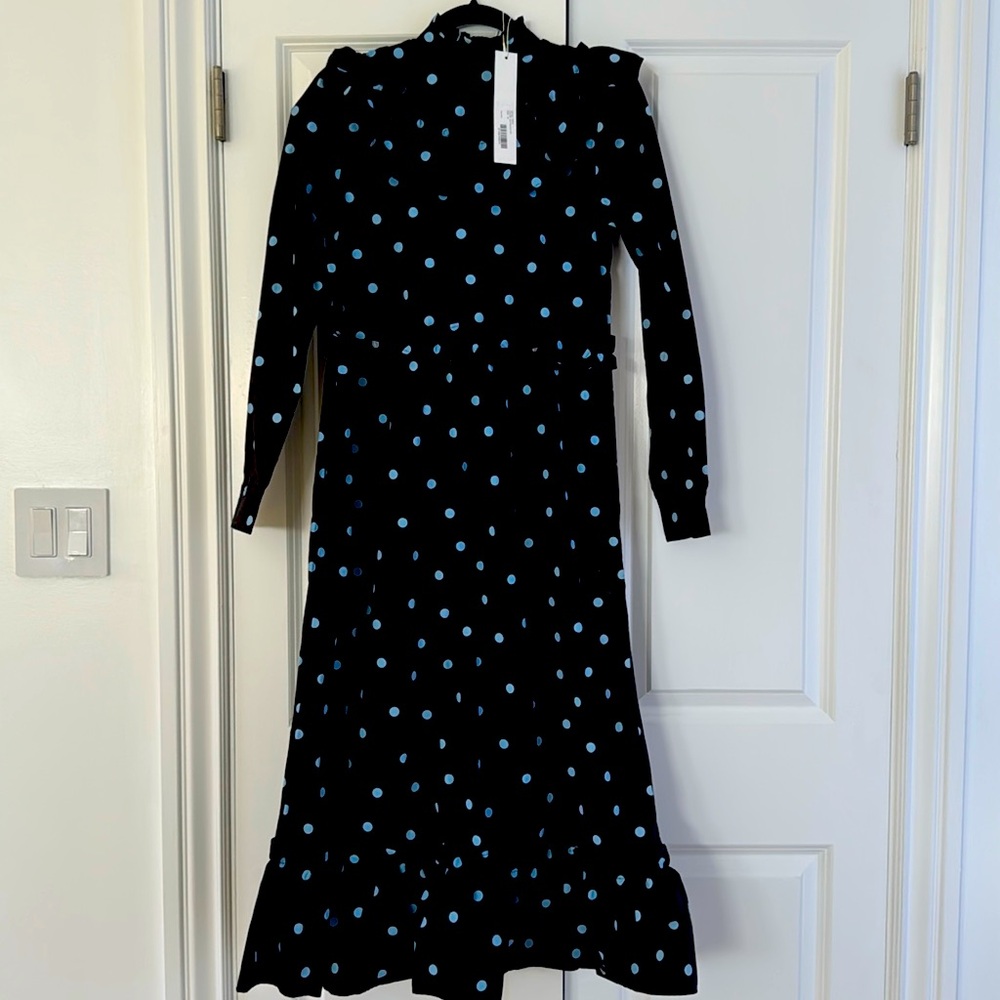 Ganni maxi peasant prairie dress - 36 / US 4 - NWT